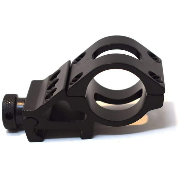 45 Degree 30mm Side Offset 21mm Rail Scope Ring Mount Rifle Torch Quick Release